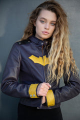 Womens DC Comics Batgirl Leather Jacket