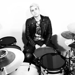 Mens Quilted Leather Motorcycle Jacket Black