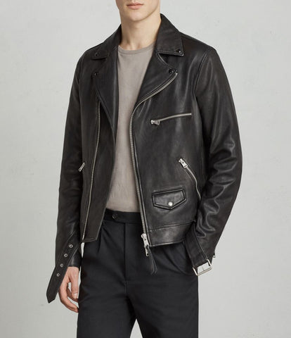 Super Kodey Leather Biker Jacket