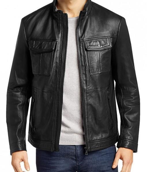 Super Malron Men Classic Black Leather Jackets