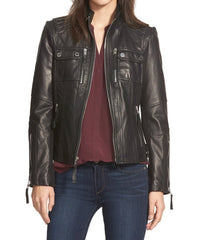 Super Janita Women Classic Leather Jackets