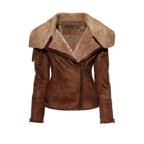 Super Clemzy Women Classic Leather Jackets (Best Selling)