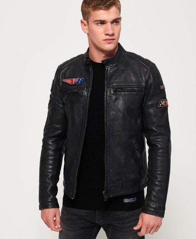 PRIME Endurance Road Trip Leather Jacket for Men