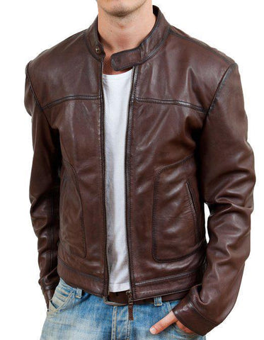 Super Brownish Men Classic Leather Jackets