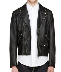 Super Adam Men Biker Leather Jackets