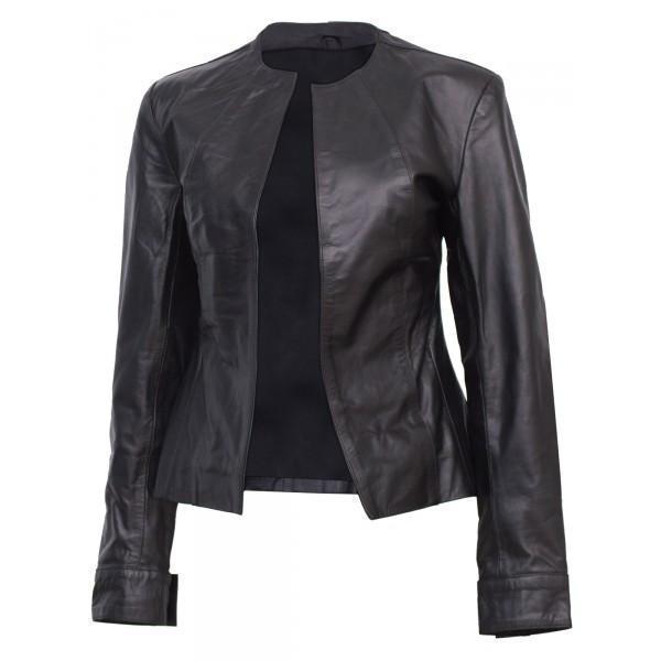 Super Timeless Black Women Designer Leather Jacket