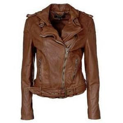 Super Bingeo Women Biker Leather Jackets