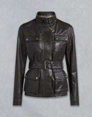 TRIUMPH 2.0 WOMEN BLACK LEATHER JACKET