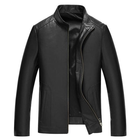 2019 New Style Men's Slim Fit Sheepskin Leather Jacket