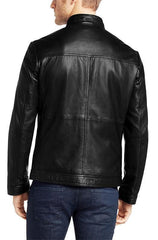 Super Malron Men Classic Black Leather Jackets