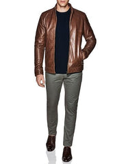 Chopper Luxe Biker Leather Jacket for Men