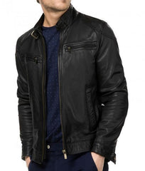 Super Bluster Men Biker Leather Jackets