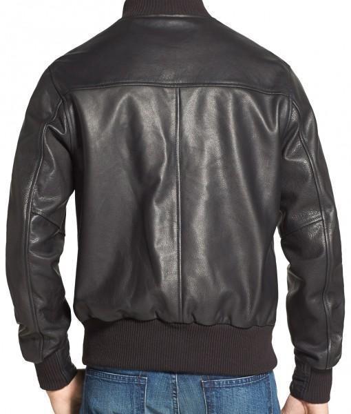 Super Buttoned Men Bomber Leather Jackets