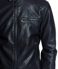 Super Anarch Men Classic Black Leather Jackets