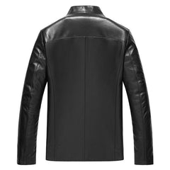 2019 New Style Men's Slim Fit Sheepskin Leather Jacket