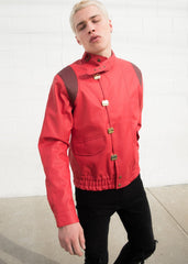 Mens Akira Kaneda Leather Motorcycle Jacket