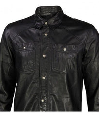 Super Lambskin Men Classic Black Leather Jackets