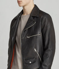 Super Kodey Leather Biker Jacket