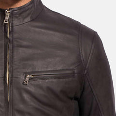 Express Men Ionic Black Leather Jacket