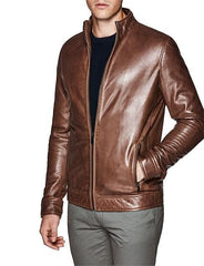 Chopper Luxe Biker Leather Jacket for Men