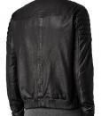 Super Blaster Men Black Bomber Leather Jackets