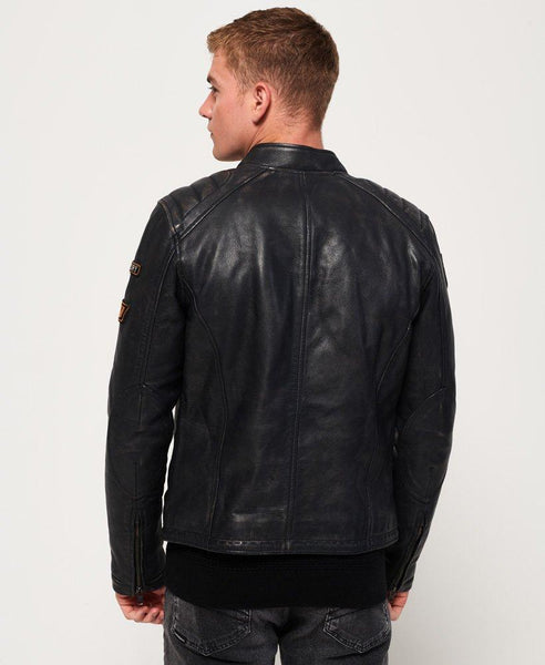 PRIME Endurance Road Trip Leather Jacket for Men