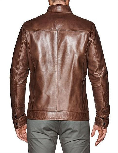 Chopper Luxe Biker Leather Jacket for Men