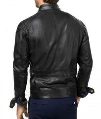 Super Bluster Men Biker Leather Jackets