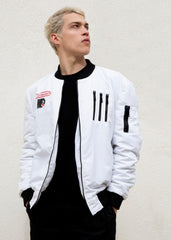 Mens Super Mario Nintendo Boo Bomber Jacket