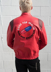 Mens Akira Kaneda Leather Motorcycle Jacket