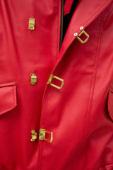 Mens Akira Kaneda Leather Motorcycle Jacket