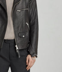 Super Kodey Leather Biker Jacket