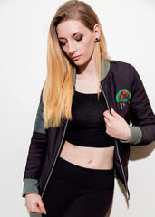Womens Nintendo Metroid Bomber Jacket