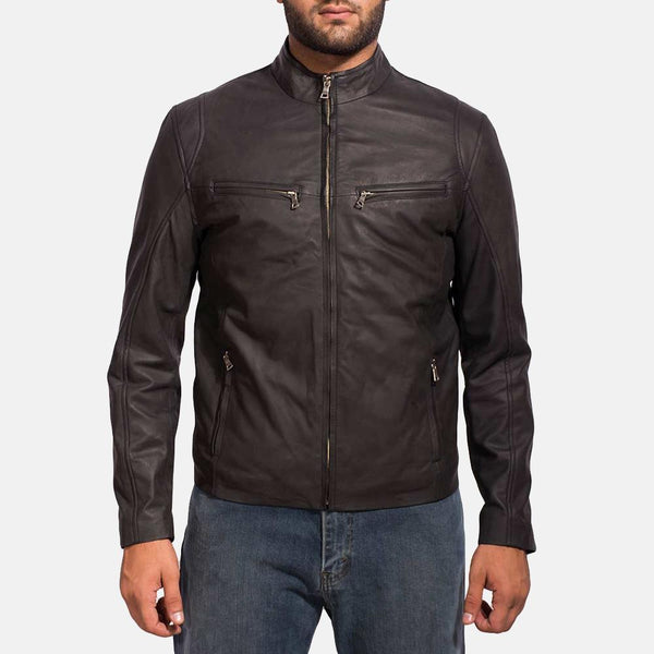 Express Men Ionic Black Leather Jacket