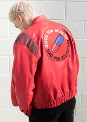 Mens Akira Kaneda Leather Motorcycle Jacket