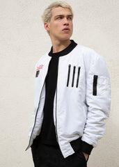 Mens Super Mario Nintendo Boo Bomber Jacket