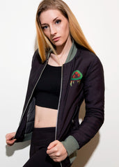 Womens Nintendo Metroid Bomber Jacket