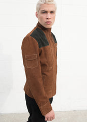 Mens Star Wars Han Solo Suede Leather Jacket