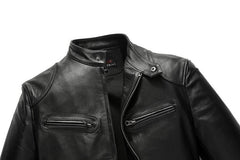 YOLANFAIRY Genuine Leather Jacket Man 2019 Real Cow Leather Coat men's