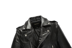 Classic Men's slim Sheepskin Leather Jacket