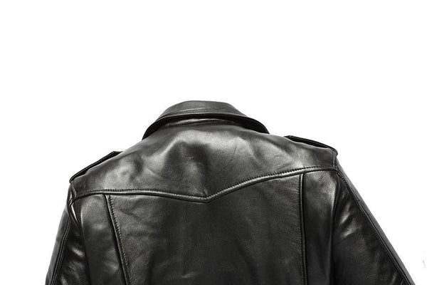 Classic Men's slim Sheepskin Leather Jacket