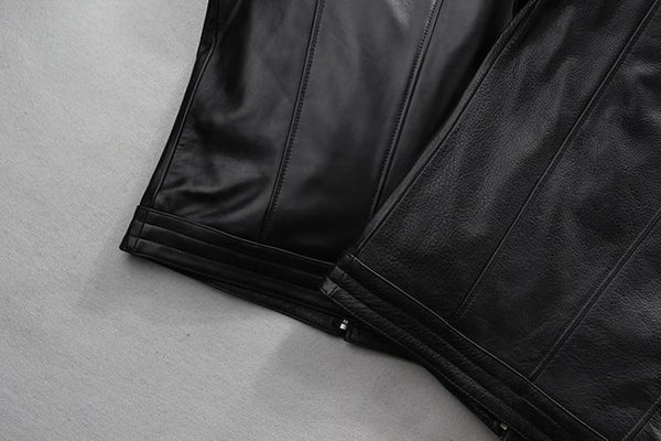 Men's 100% Genuine Leather Biker Jacket