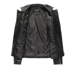 Classic Men's slim Sheepskin Leather Jacket