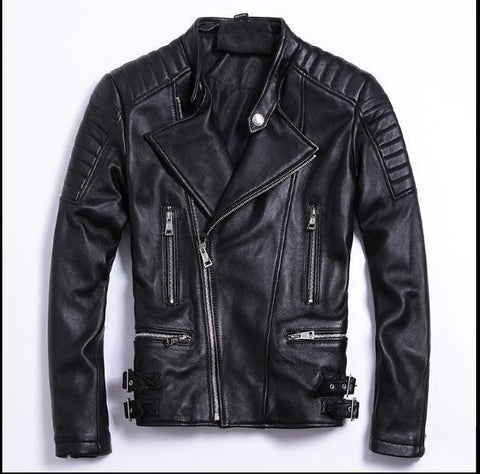 Soft Sheepskin Genuine Leather Jackets for Men