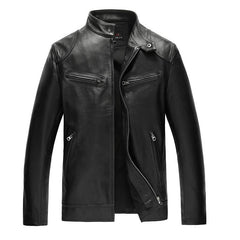 YOLANFAIRY Genuine Leather Jacket Man 2019 Real Cow Leather Coat men's