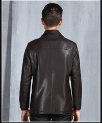 Men's StreetWear Bomber Leather Jacket