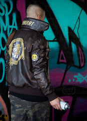 Mens Overwatch Junkrat Leather Jacket