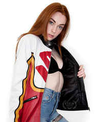 Womens Angelina Jolie Kate Libby AKA Acid Burn Hackers Movie Jacket