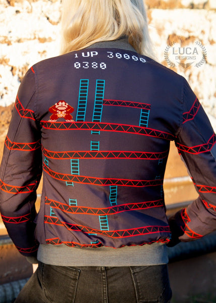 Womens Donkey Kong Nintendo Bomber Jacket