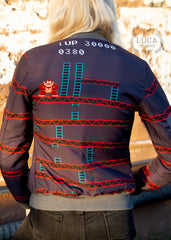 Womens Donkey Kong Nintendo Bomber Jacket